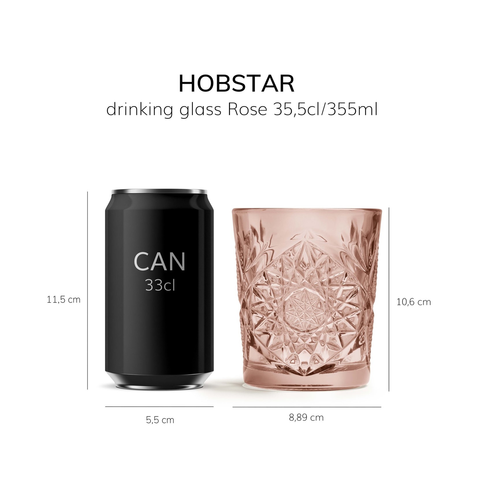 Libbey Libbey Hobstar Rose 355 ml