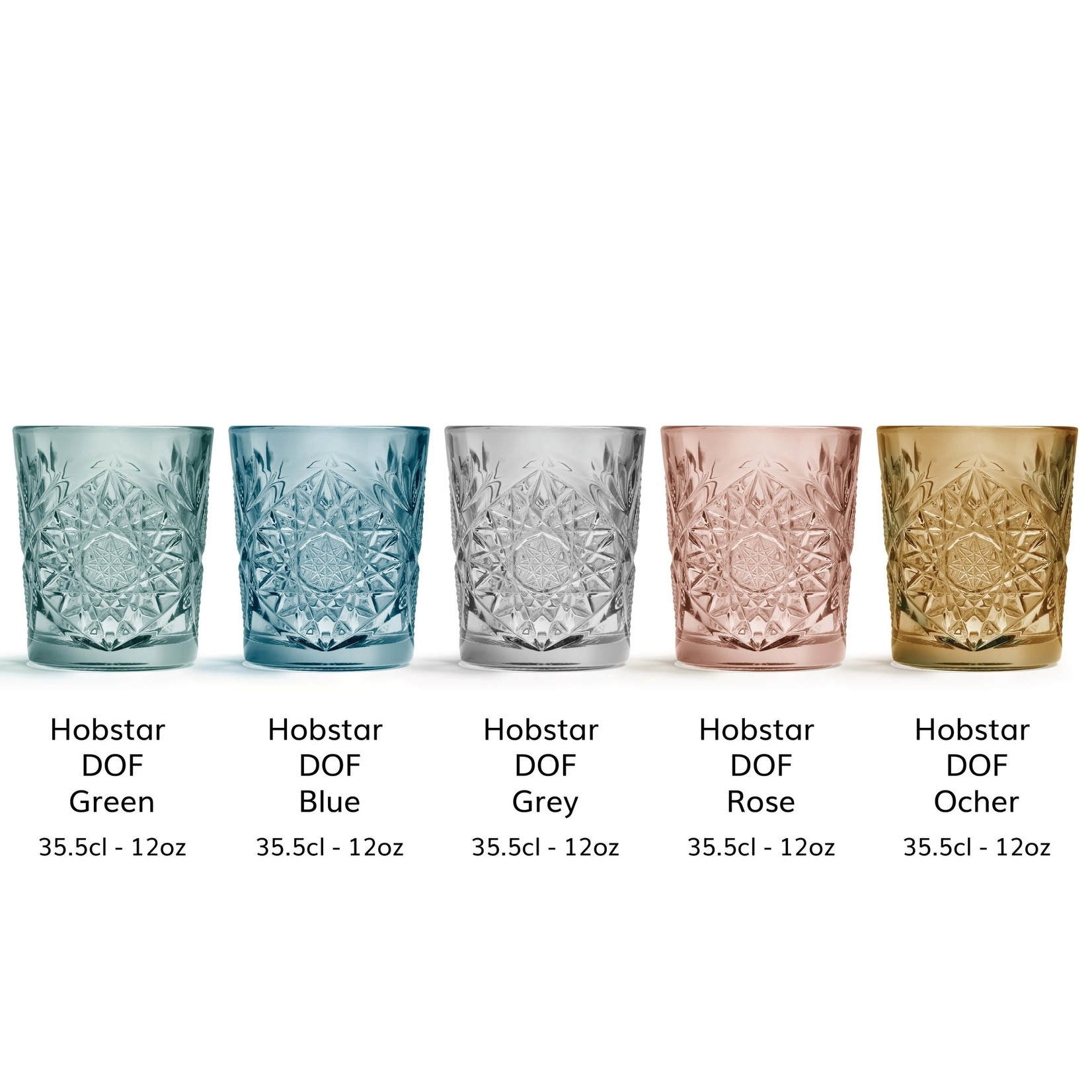 Libbey Libbey Hobstar Glas Grijs 355 ml