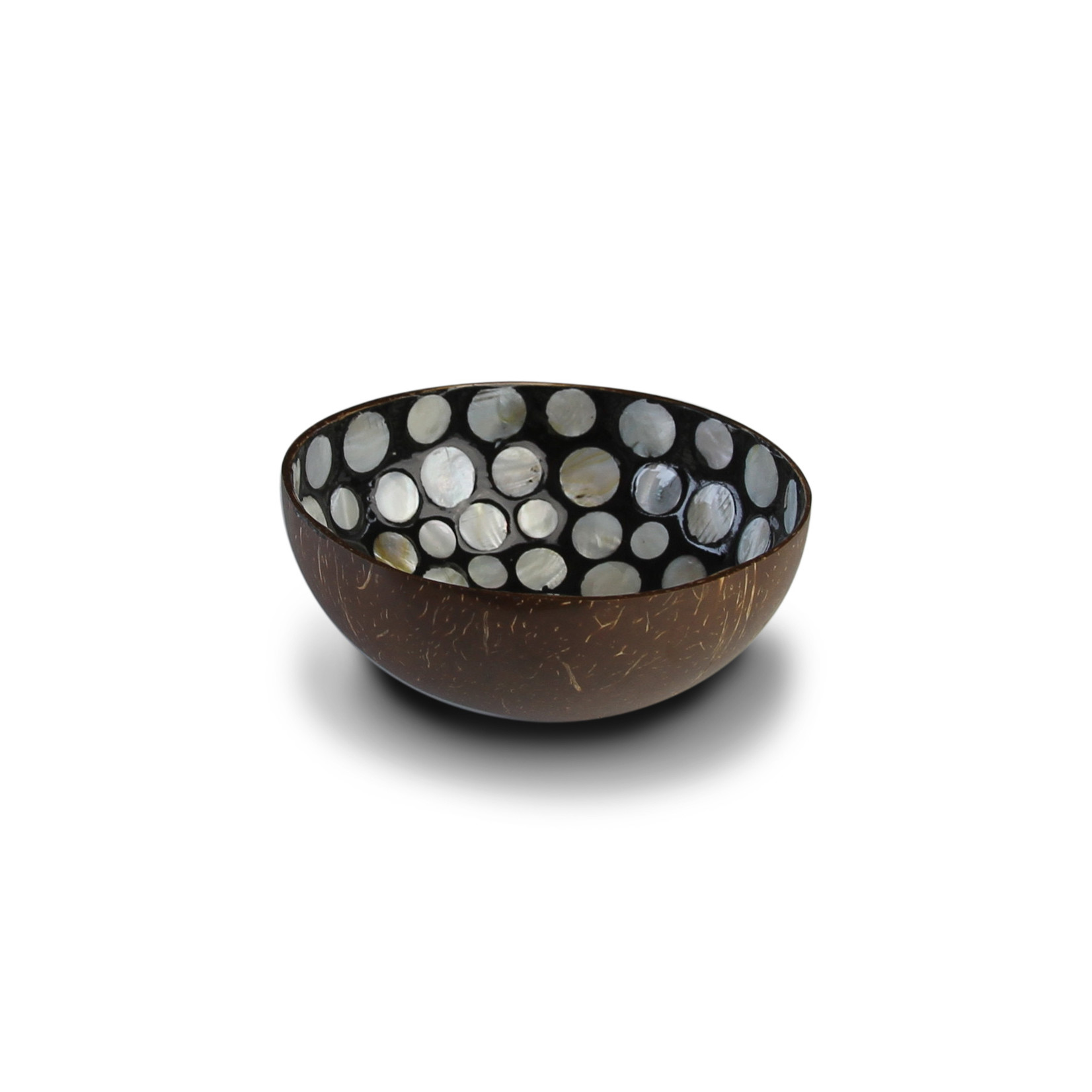Noya Noya Coconut Bowl Zwart Zilver Mother of Pearl