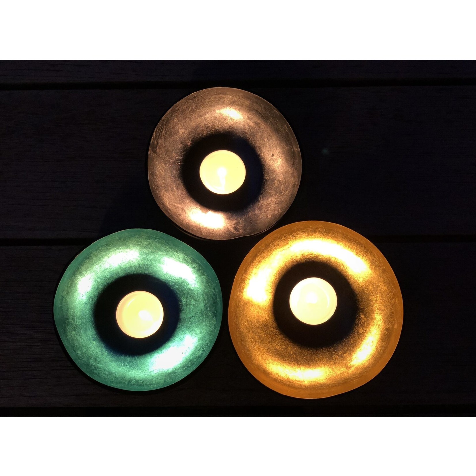 Coconut Bowl - Light Gold Metallic Paint