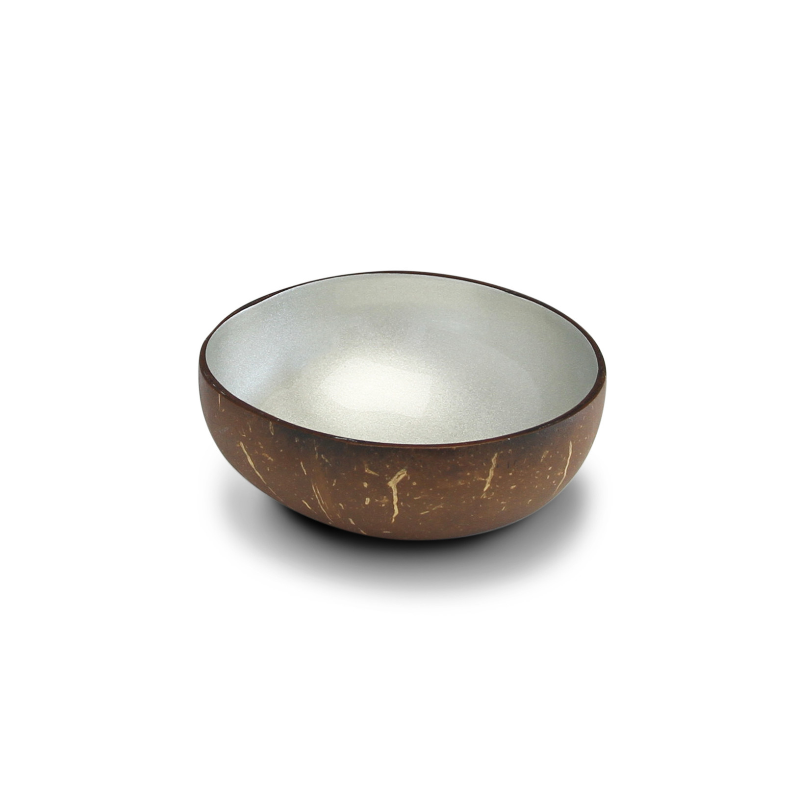 Noya Noya Coconut Bowl Zilver Metallic Paint