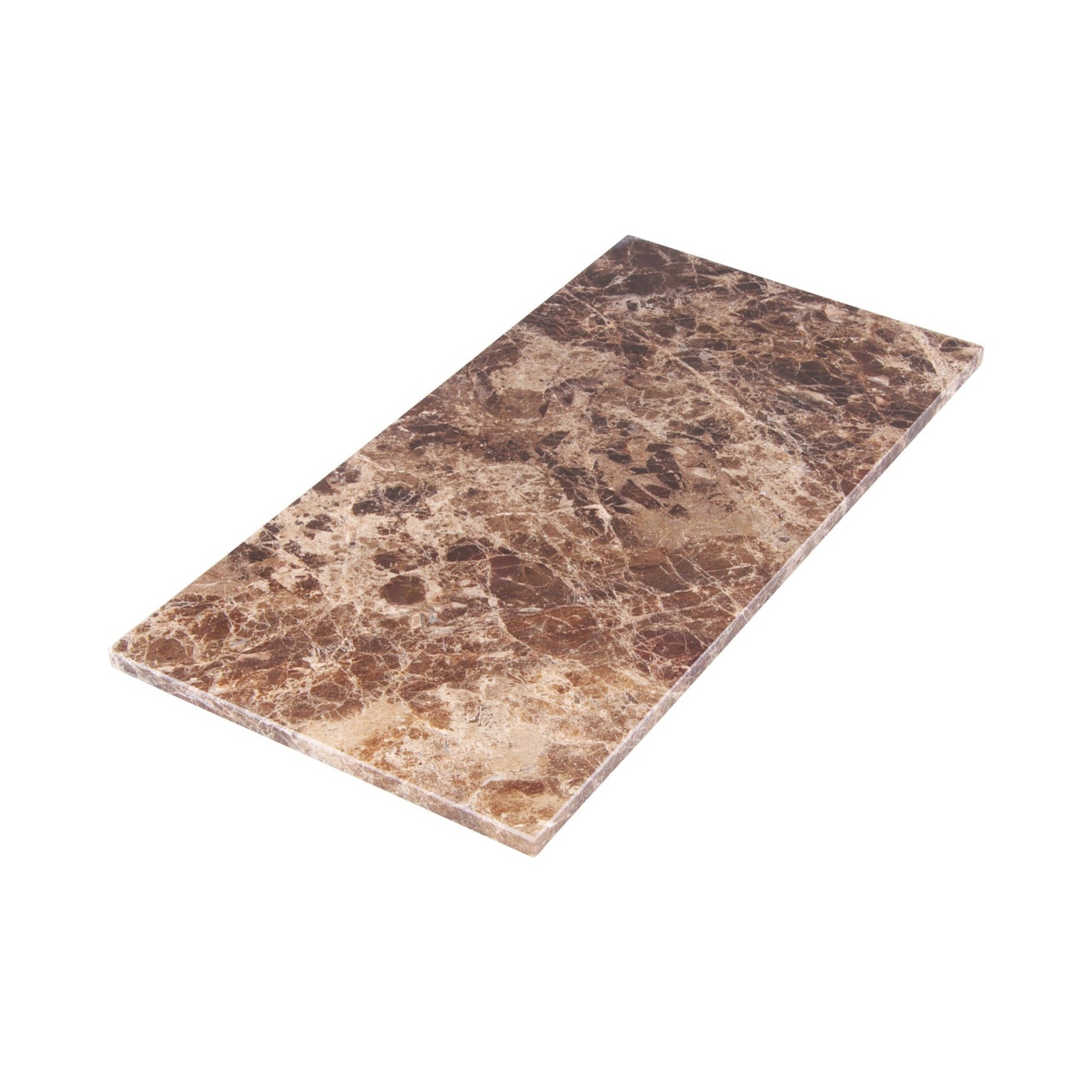 Mooisa Mooisa Dark Emperador Marmer Bruin Dienblad L 40 x 20 cm