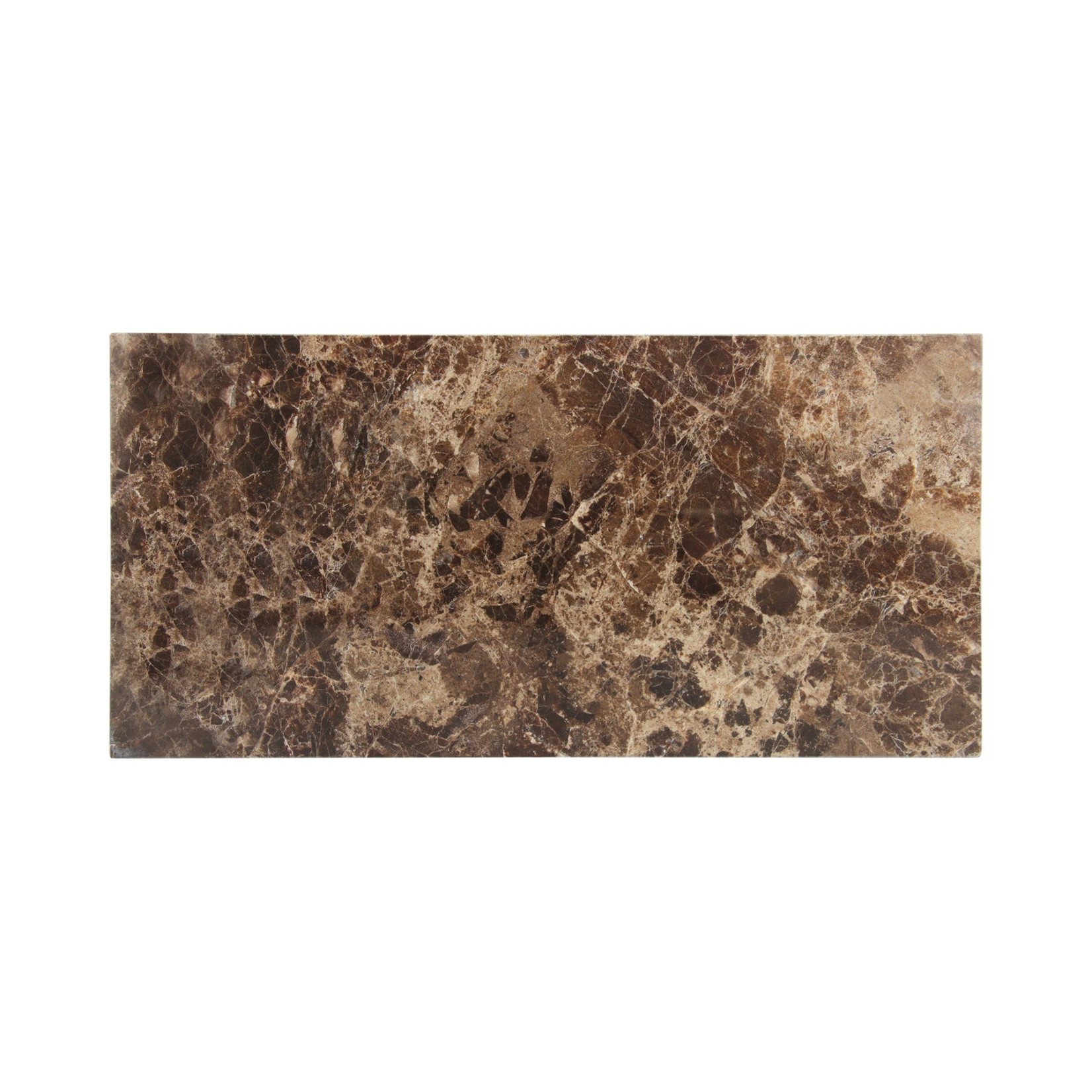 Mooisa Mooisa Dark Emperador Marmer Bruin Dienblad L 40 x 20 cm