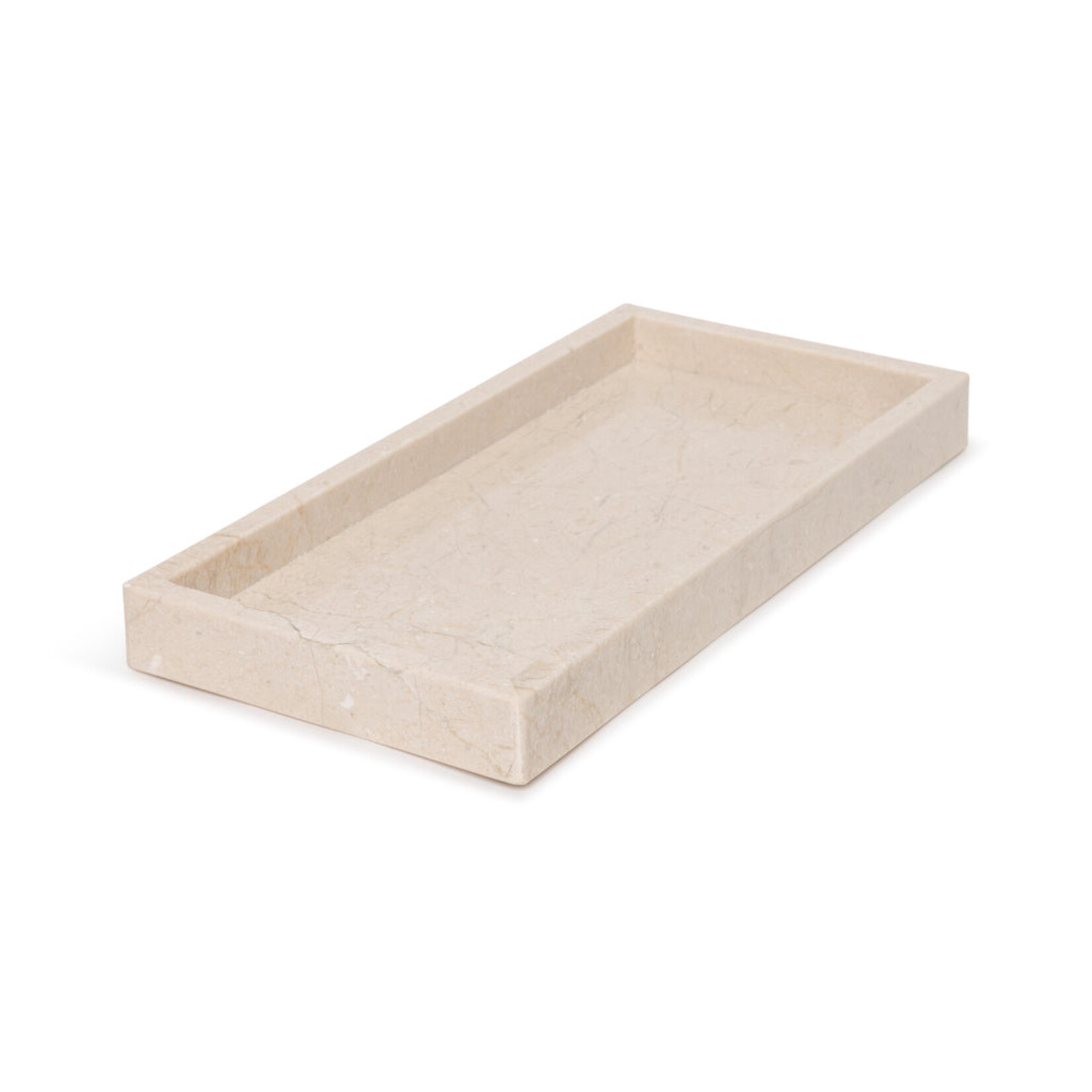 Mooisa Mooisa Marmer Dienblad Rechthoek Tray Beige 15 x 30 cm