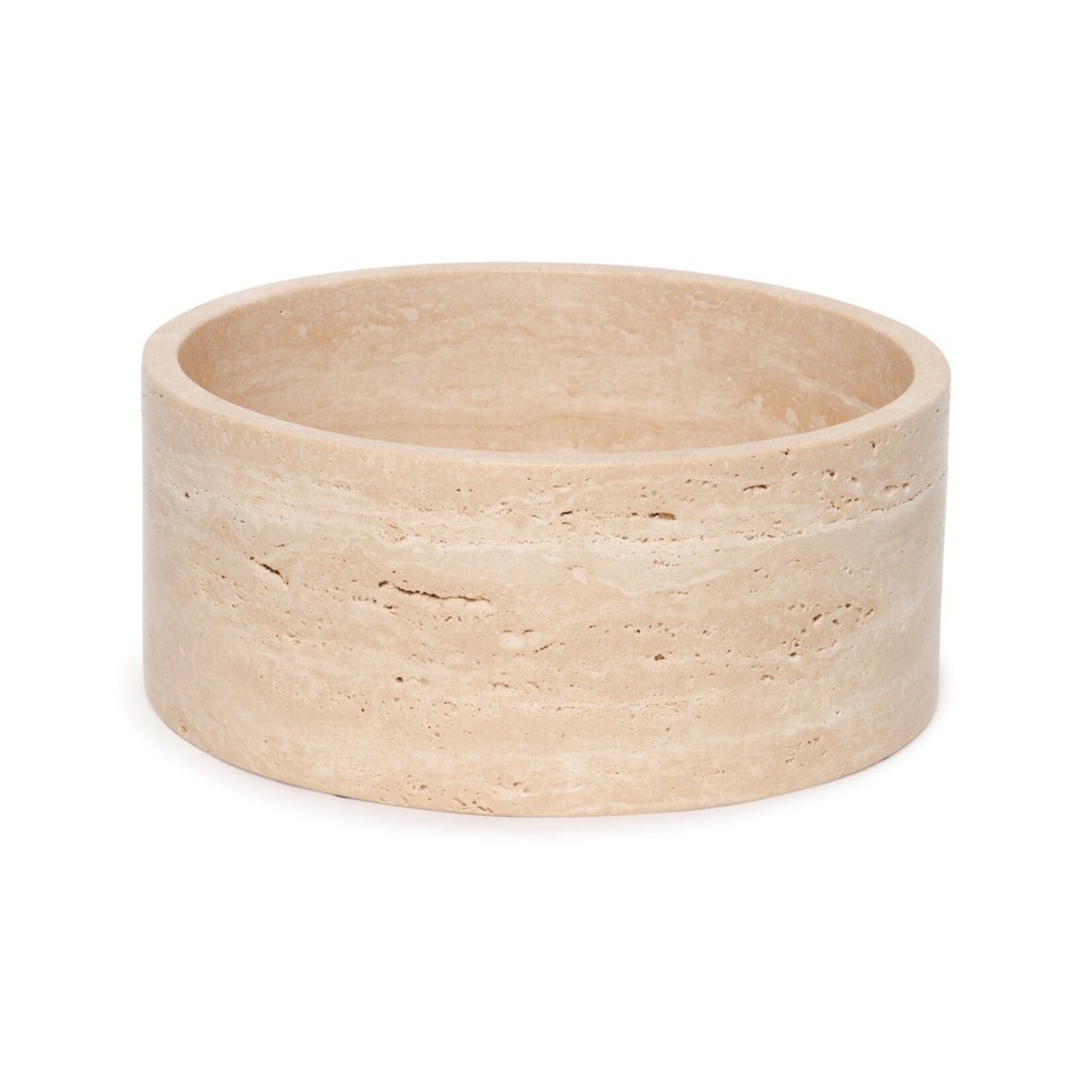 Mooisa Mooisa Fruit Schaal Rond Travertine Ø24 cm