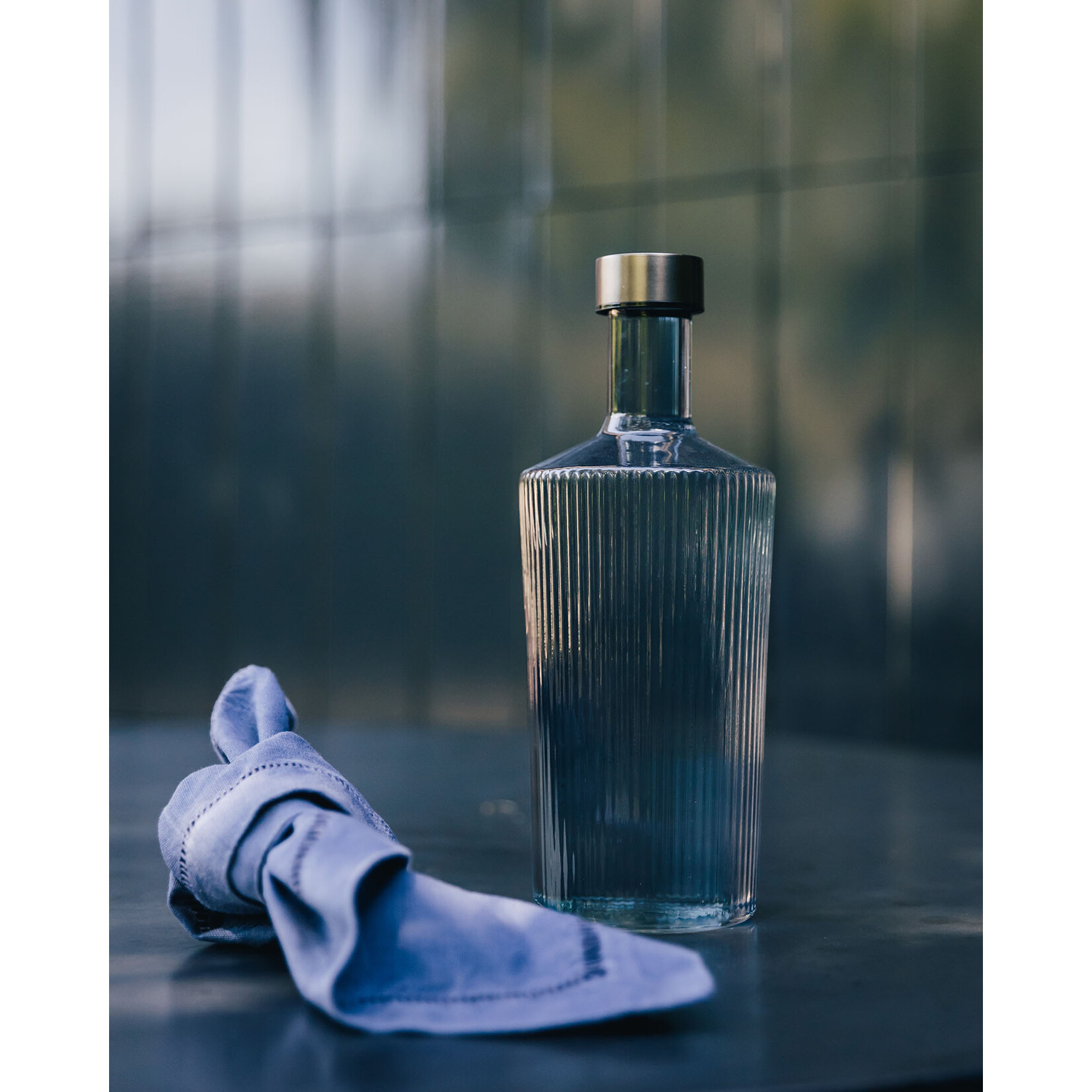 PAVEAU Paveau Water Bottle Carafe With Cap Twilight Blue