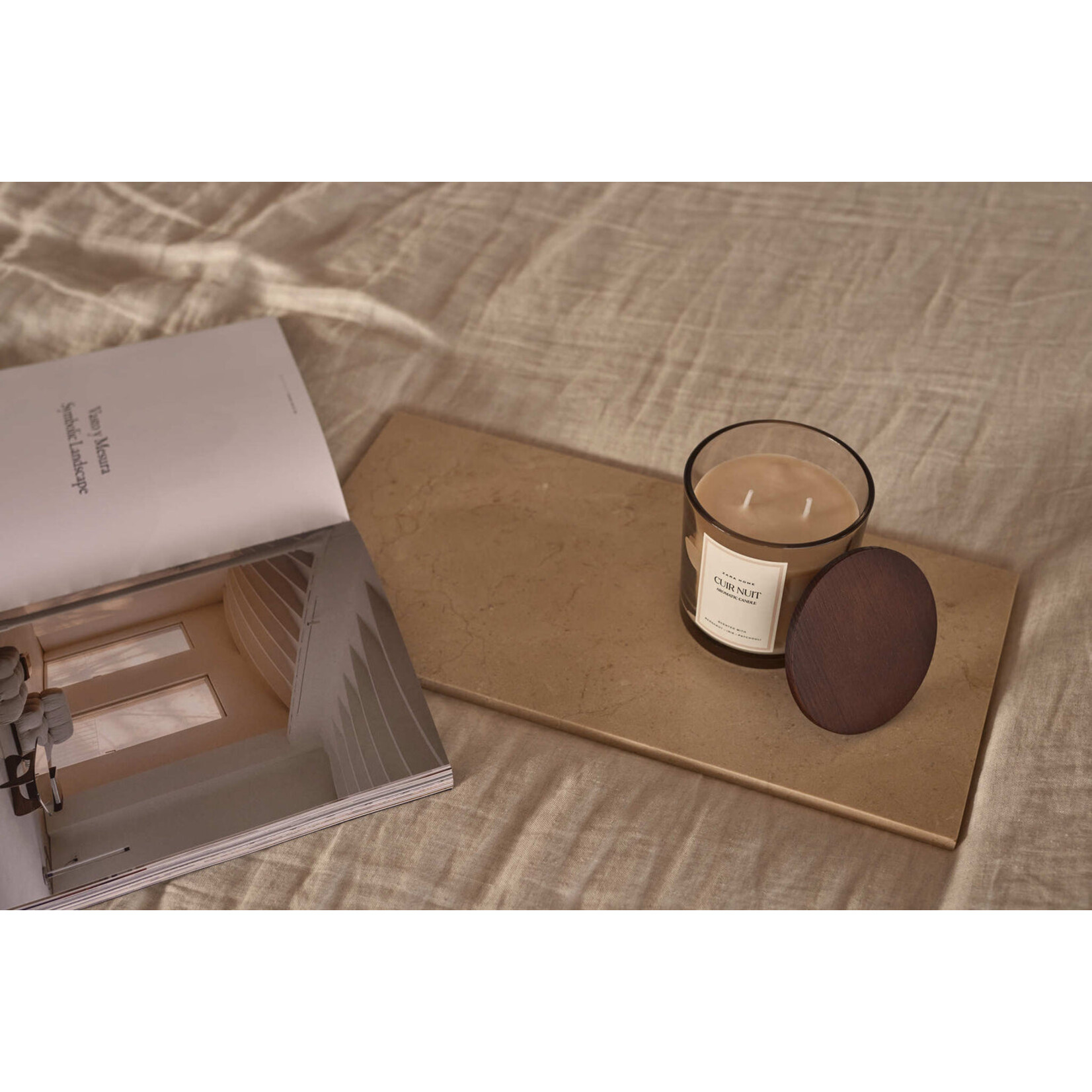 Mooisa Mooisa Marmer Beige Dienblad L 40 x 20 cm