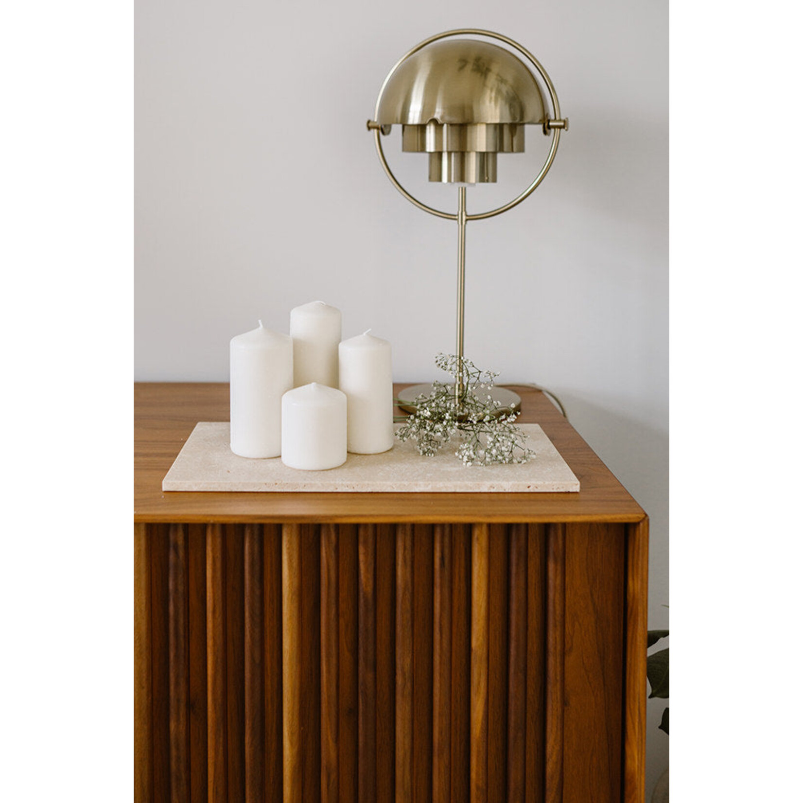 Mooisa Mooisa Travertine Dienblad L 40 x 20 cm