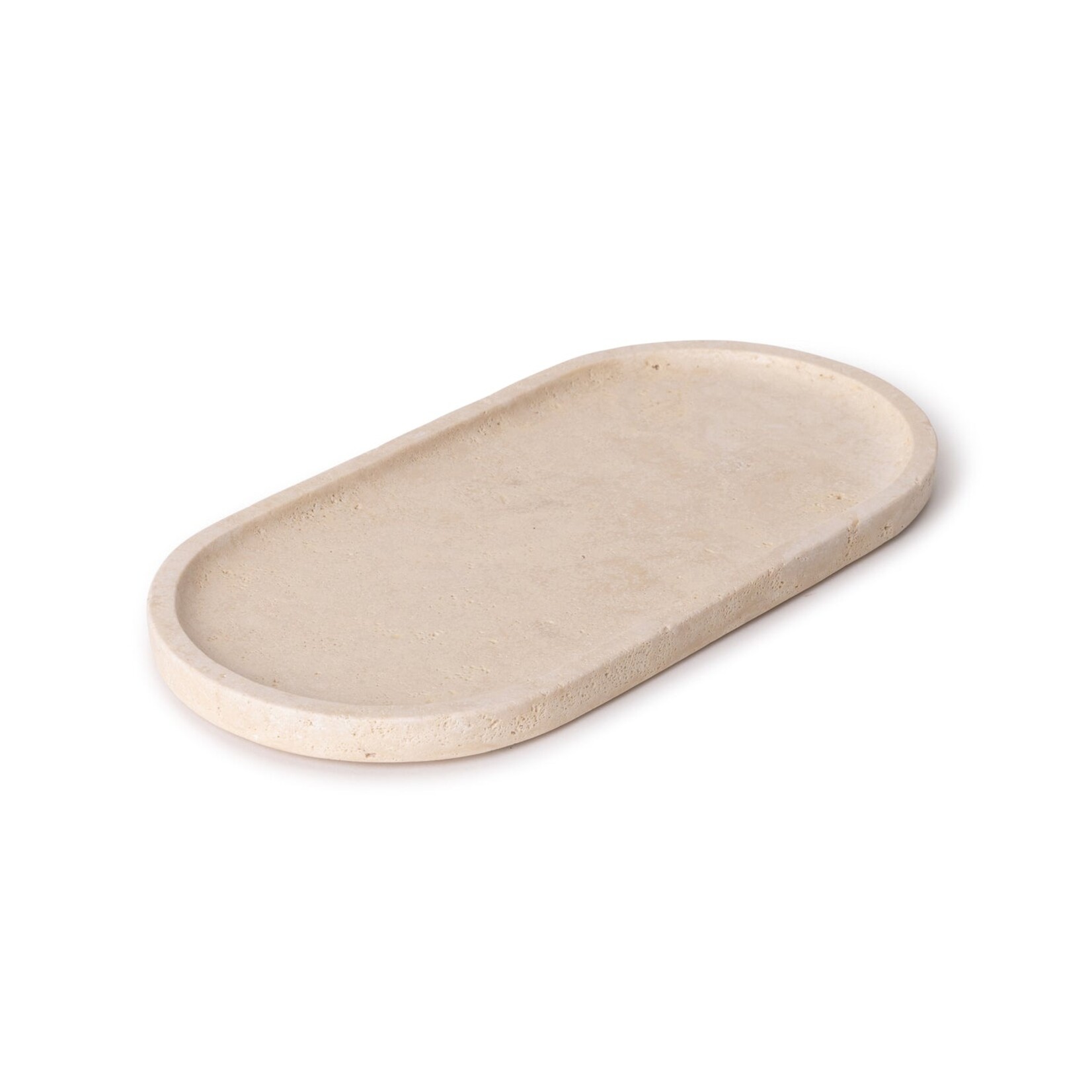 Mooisa Mooisa Travertine Onderzetter Tray Ovaal 30x15cm