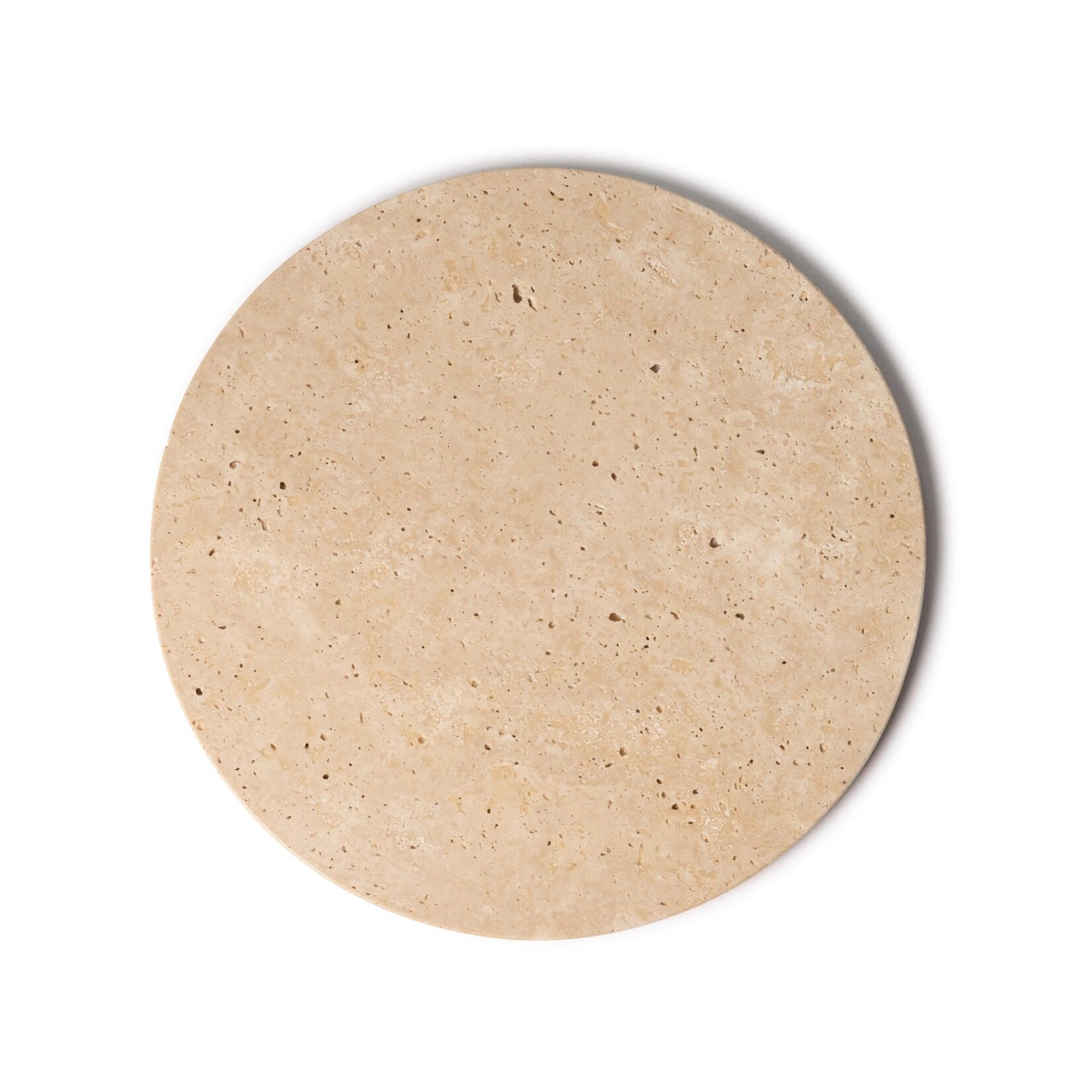 Mooisa Mooisa Tray Round Travertine Ø30cm