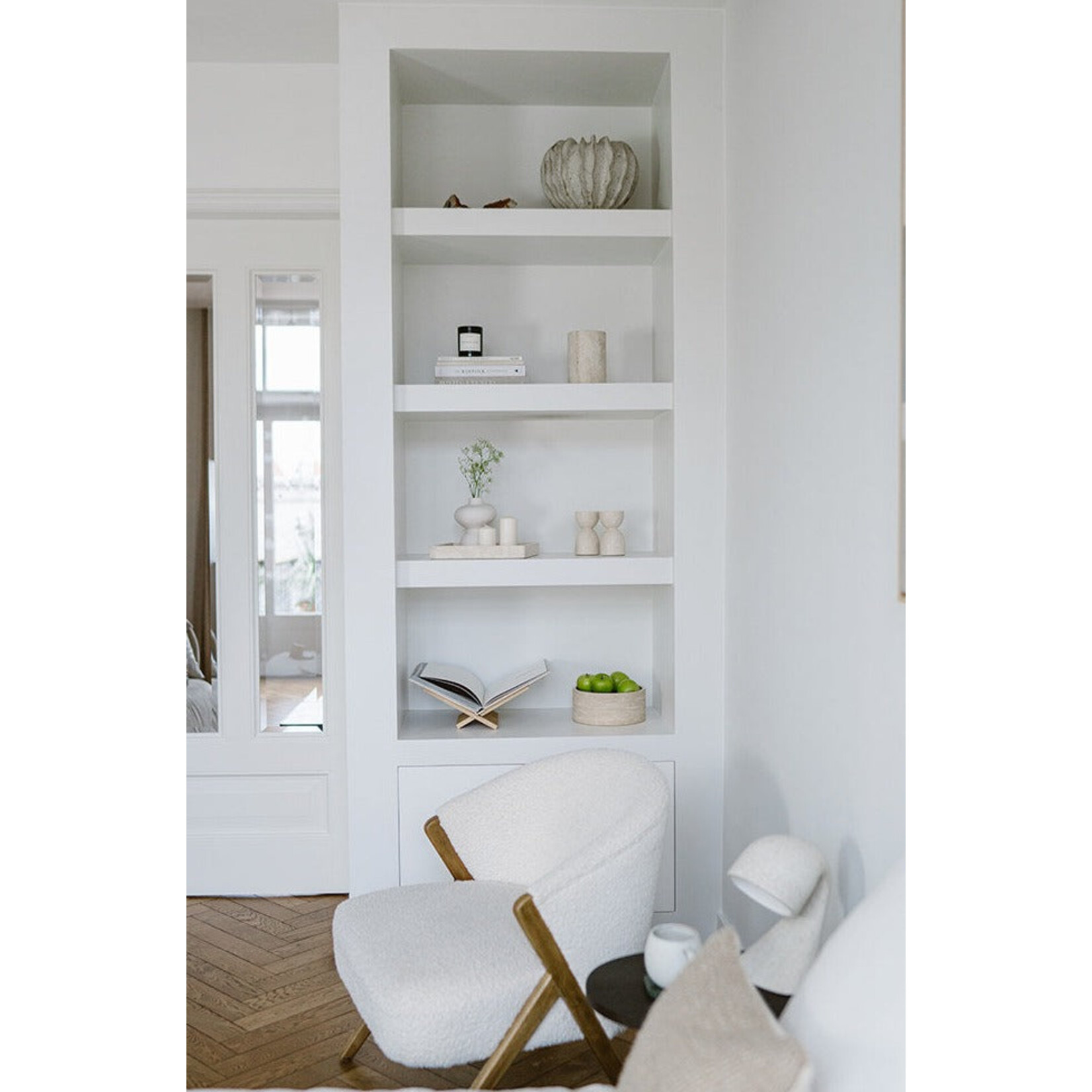 Mooisa Mooisa Square Tray Travertine 30 x 30 cm