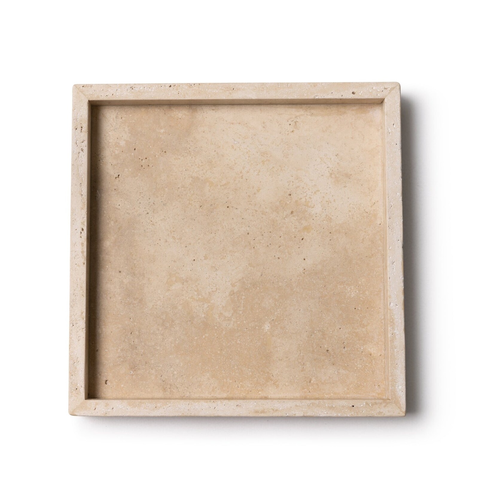 Mooisa Mooisa Square Tray Travertine 30 x 30 cm