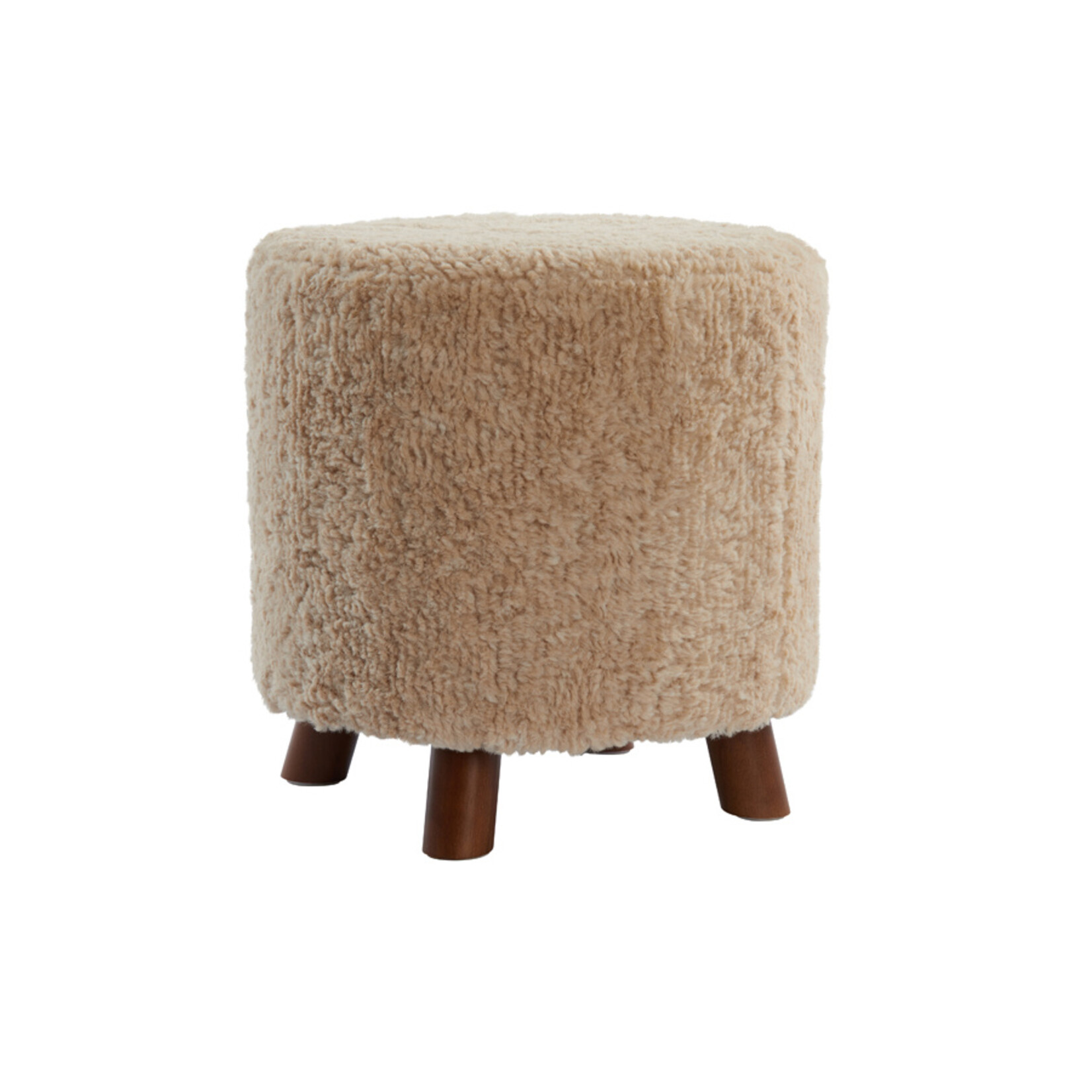 Light & Living Light & Living Pouf POLLY Beige & Brown