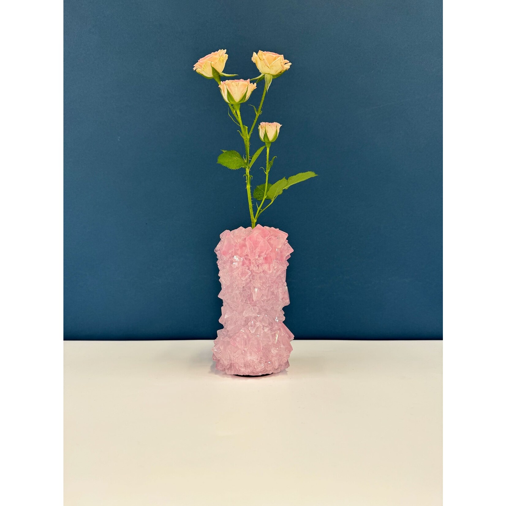 Mineral Series Mineral Series Mini Kristal Vaas Roze M002
