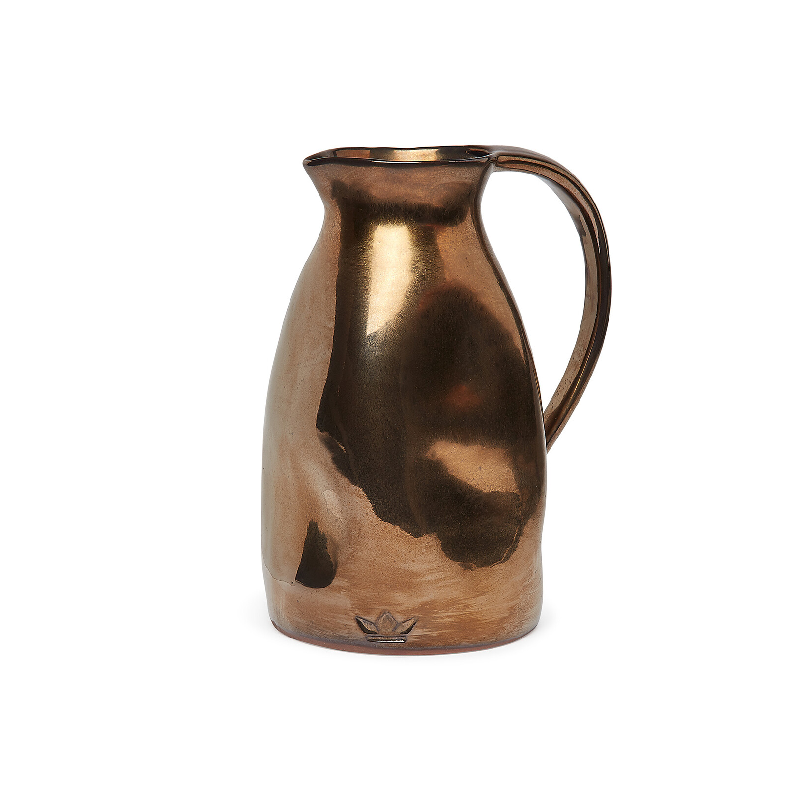 Dutchdeluxes Dutchdeluxes Dented Jug / Keramiek Karaf L Platinum