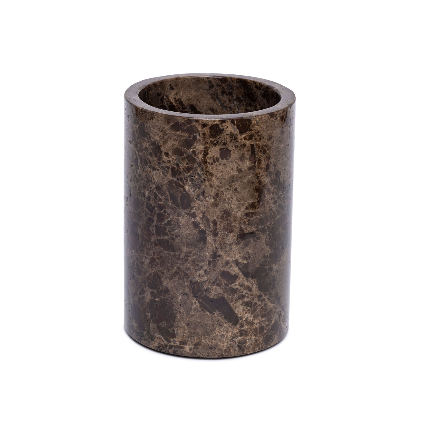 Mooisa Mooisa Dark Brown Marble Dark Emperador Wine Holder / Vase