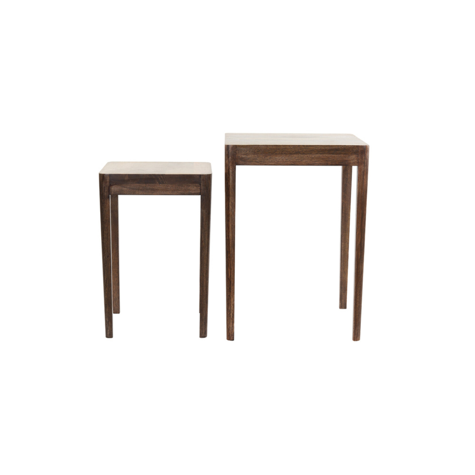 Light & Living Light & Living Side Table STIJN Wood Brown Set of 2