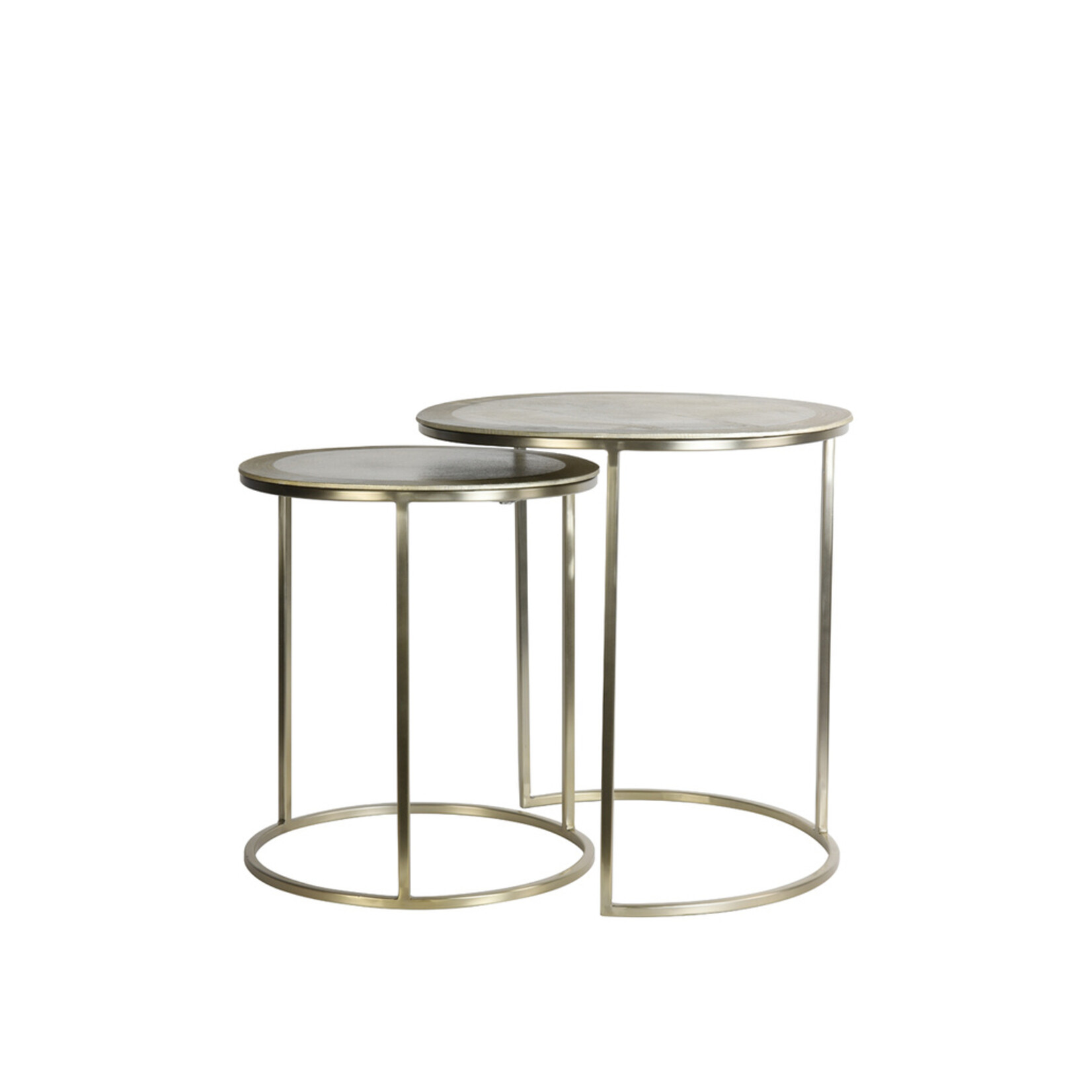 Light & Living Light & Living Side Tables TALCA Light Gold Set of 2