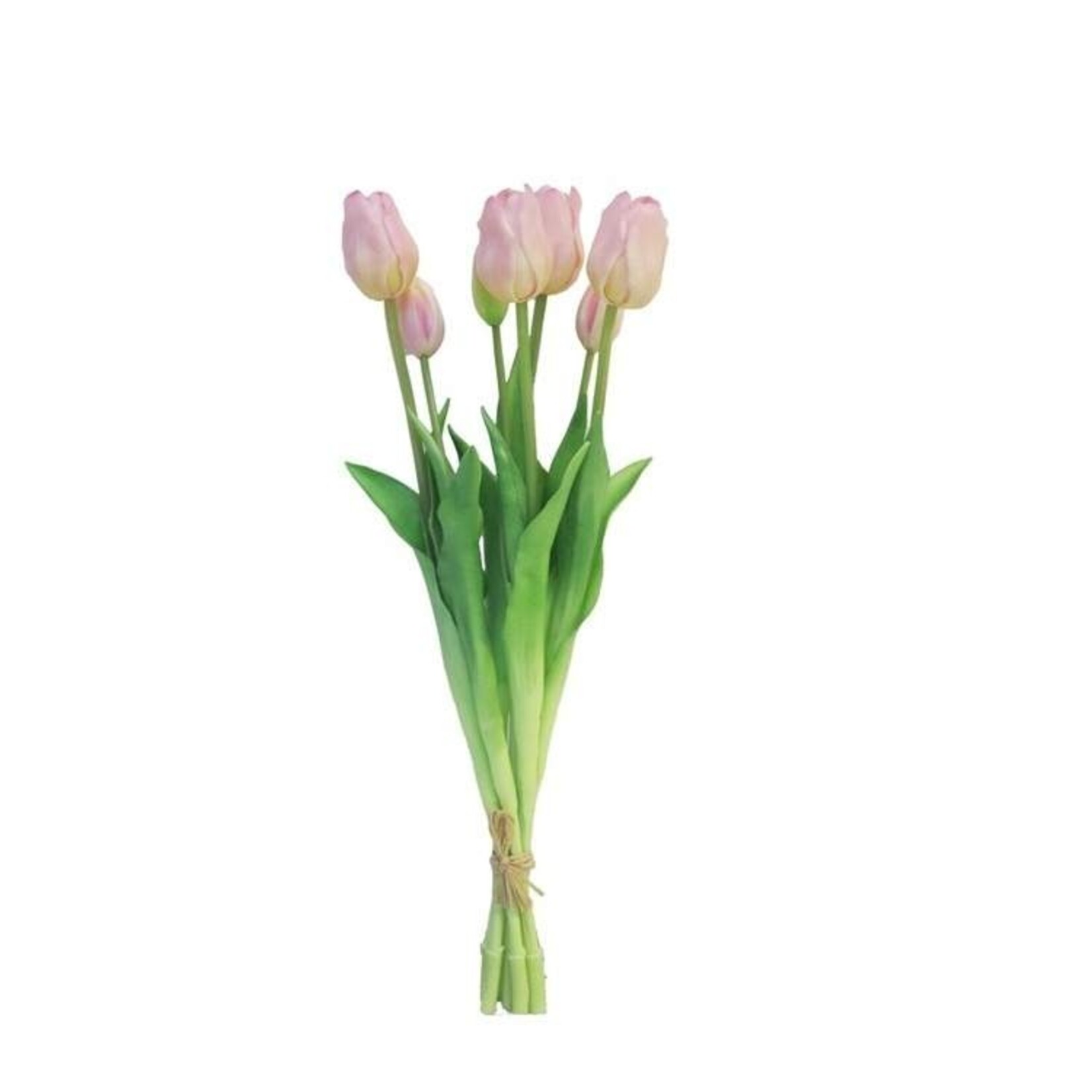 Nova Nature Nova Nature Zijden Kunstbloemen Tulpen Bundel Tulpen Bos Roze