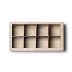 Mooisa Mooisa Organizer Box Travertine