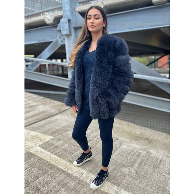 CEASAR furcoat antracite