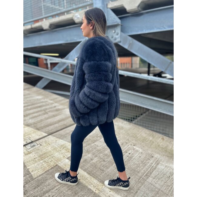 CEASAR furcoat antracite