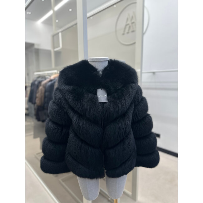 MILAN furcoat black