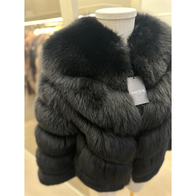 MILAN furcoat black