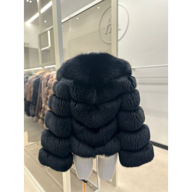 MILAN furcoat black