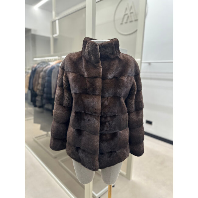 MINK furcoat brown