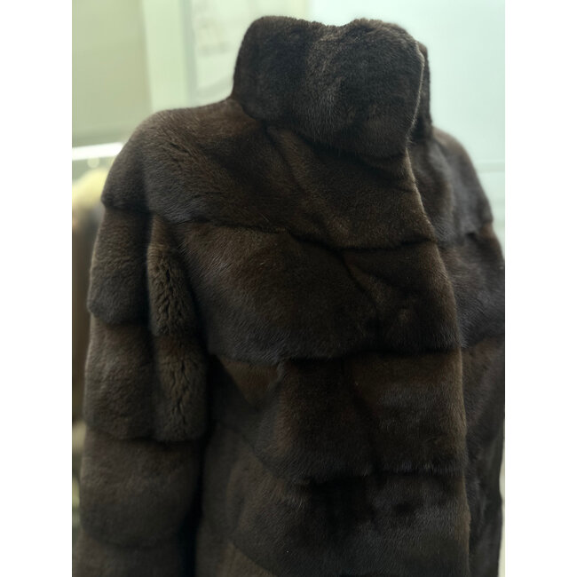 MINK furcoat brown