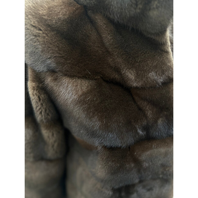 MINK furcoat brown