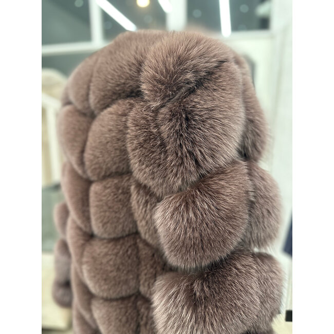AZALEA furcoat choclate brown