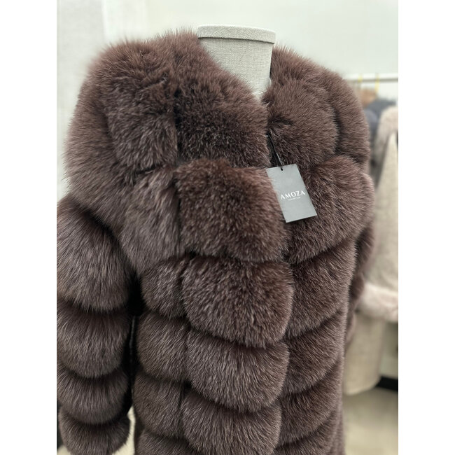 AZALEA furcoat choclate brown