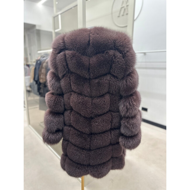 AZALEA furcoat choclate brown