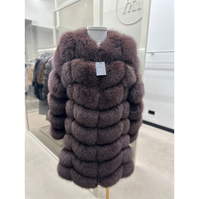 AZALEA furcoat choclate brown