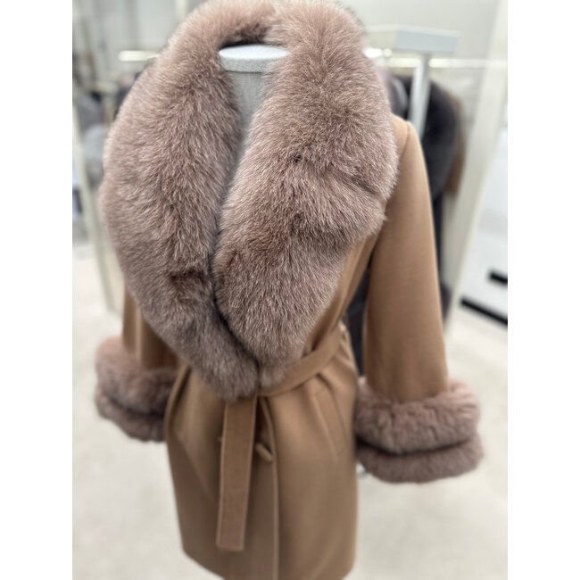 CLARA cashmere camel