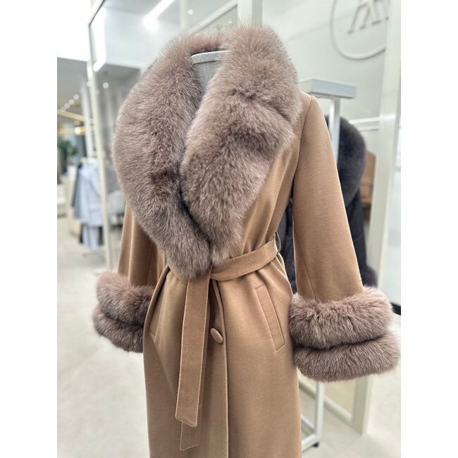 CLARA cashmere camel