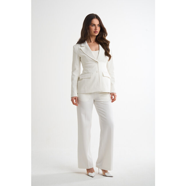 Lifeline peplum essential blazer