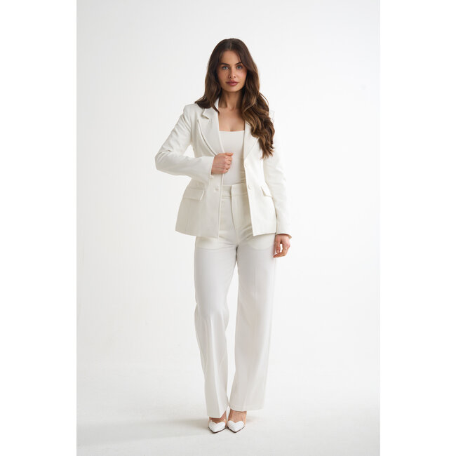 Lifeline peplum essential blazer