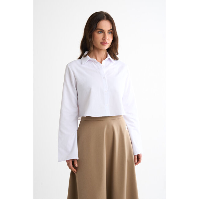 AMOZA-mania cropped essential blouse
