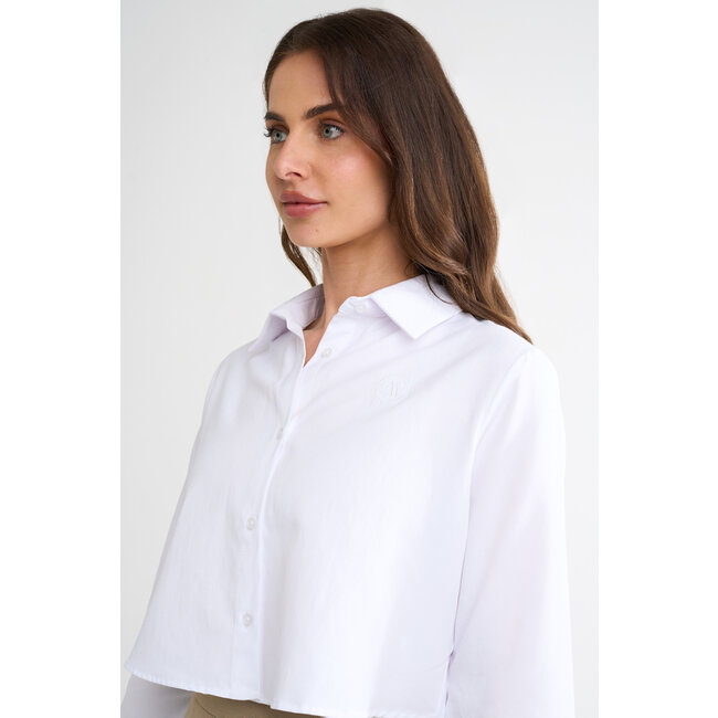 AMOZA-mania cropped essential blouse