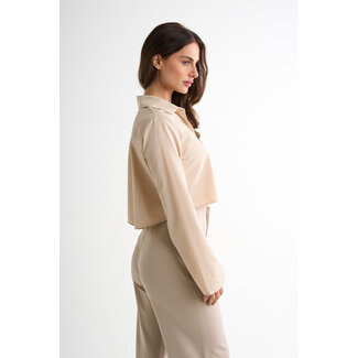 AMOZA-mania cropped essential blouse