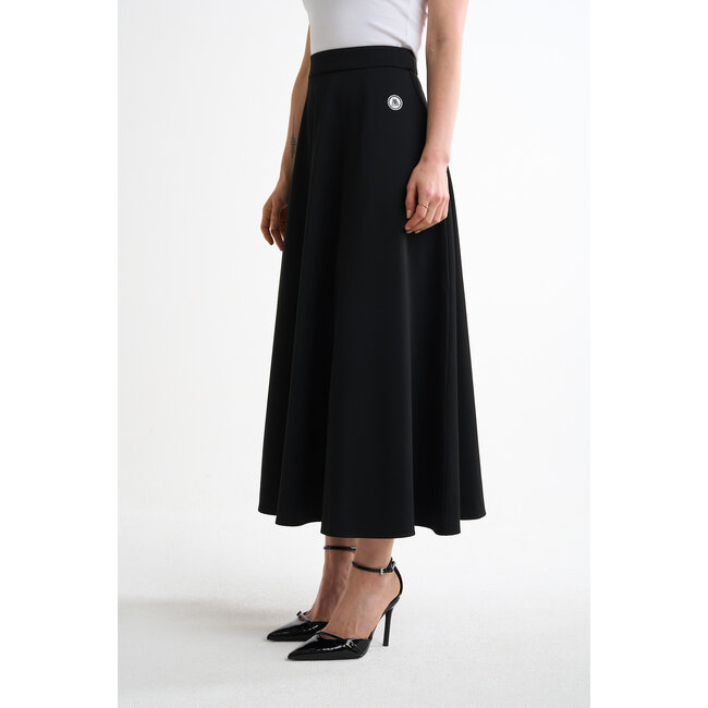 Miss AMOZA pleated essential skirt
