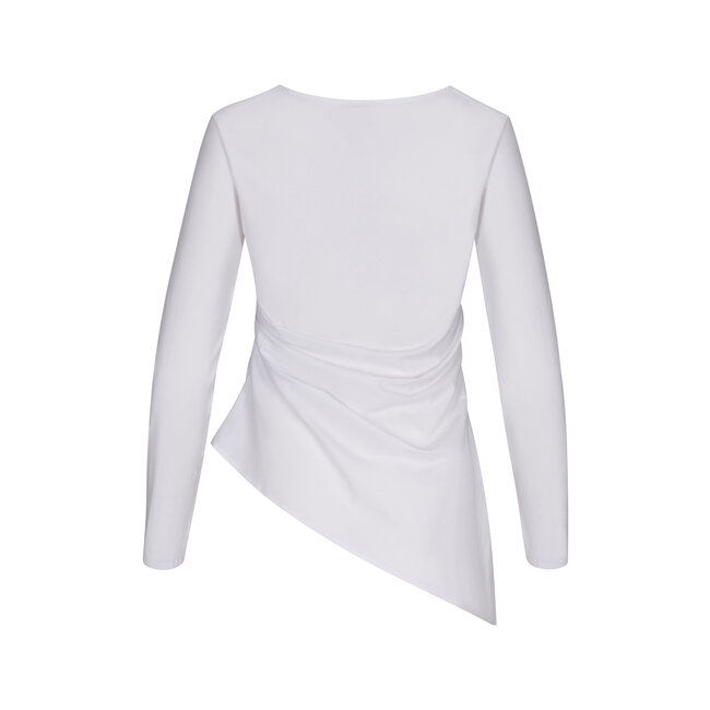 Marina asymmetric highlight top