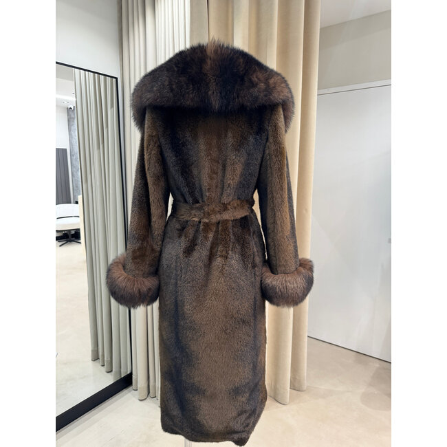 VICTORIA coat mink furblend