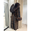 VICTORIA coat mink furblend