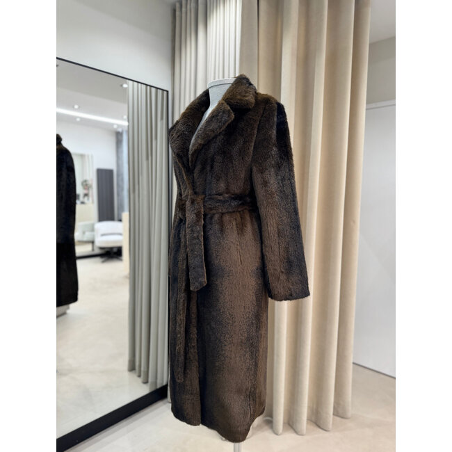 ZIMA coat mink furblend