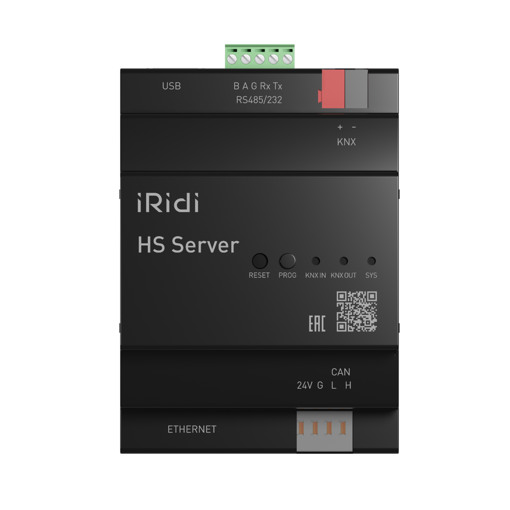 iRidi iRidi Pro HS Server with integrated galvanic isolated RS232 and RS485 connection