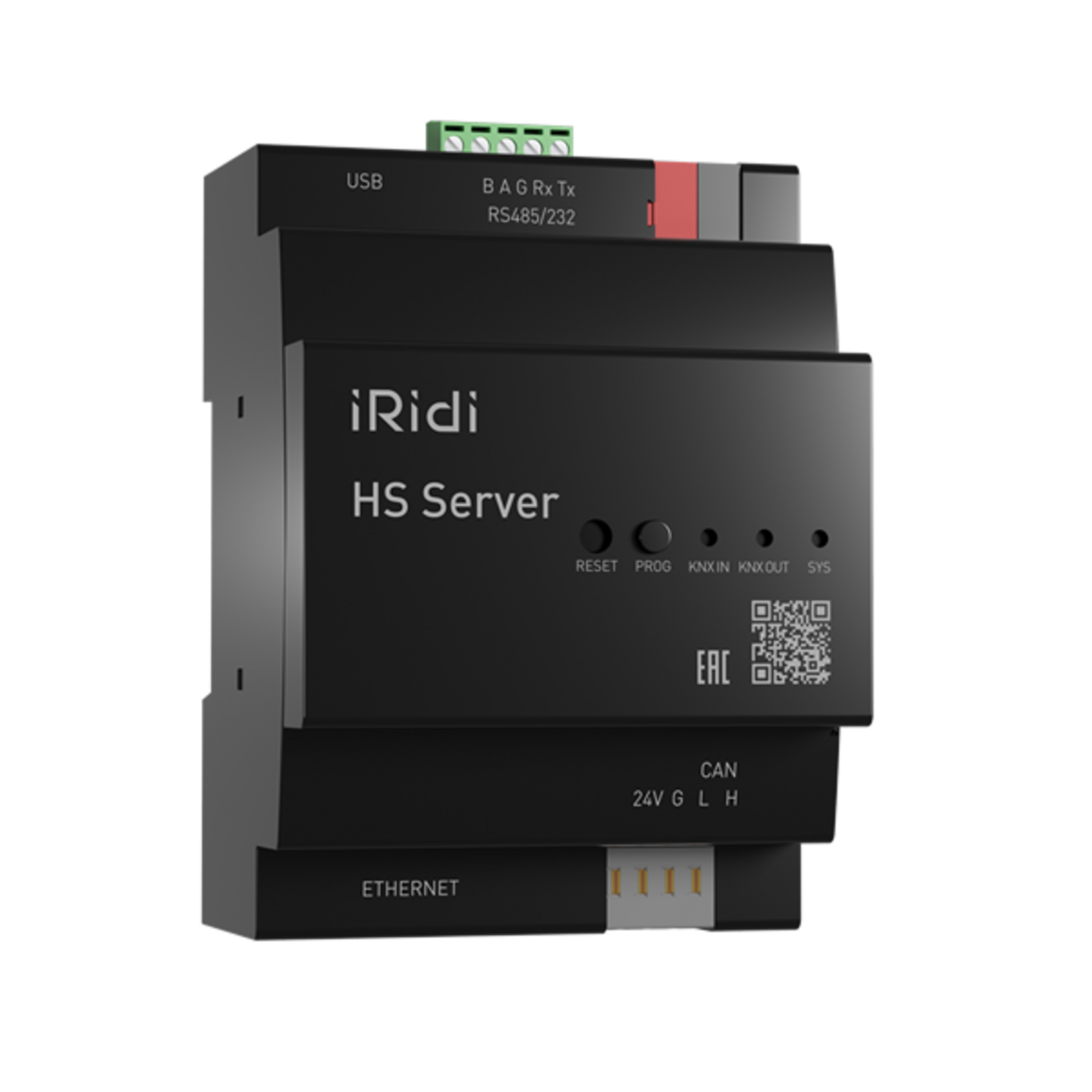 iRidi iRidi Pro HS Server met geïntegreerde galvanisch gescheiden RS232- en RS485 aansluiting